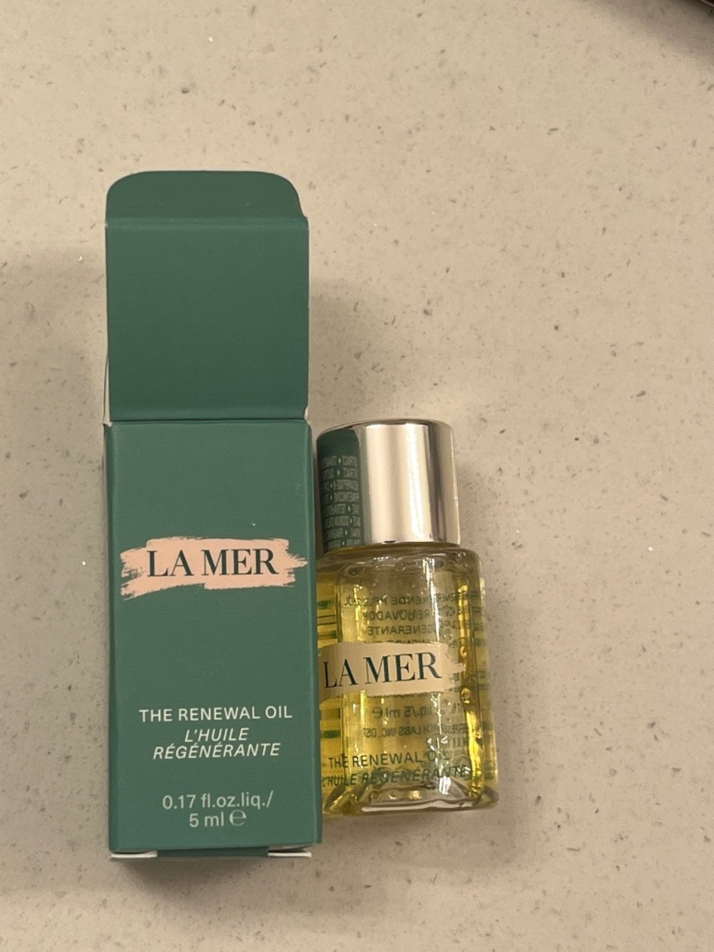 LA MER The Renewal Oil 5ml New in box! moisture anti-aging serum/ face oil GWP